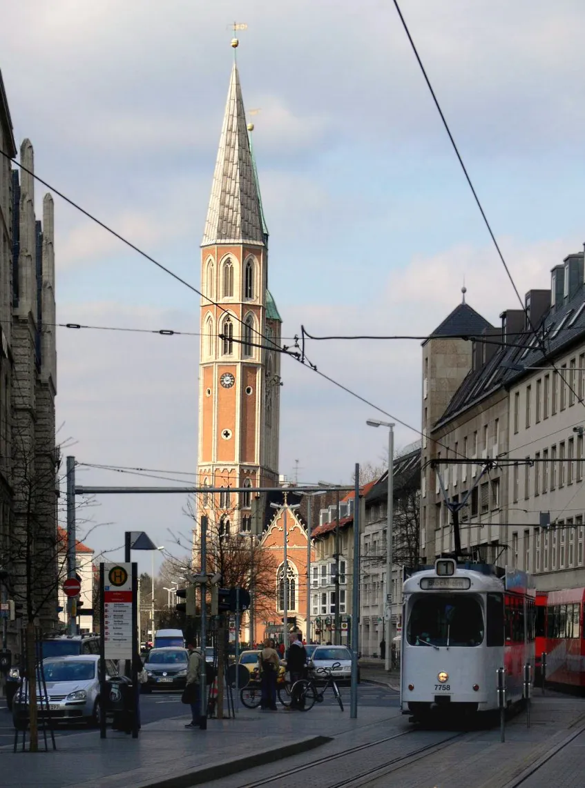 Katharinenkirche am Hagenmarkt im Bohlweg-Viertel in Braunschweig