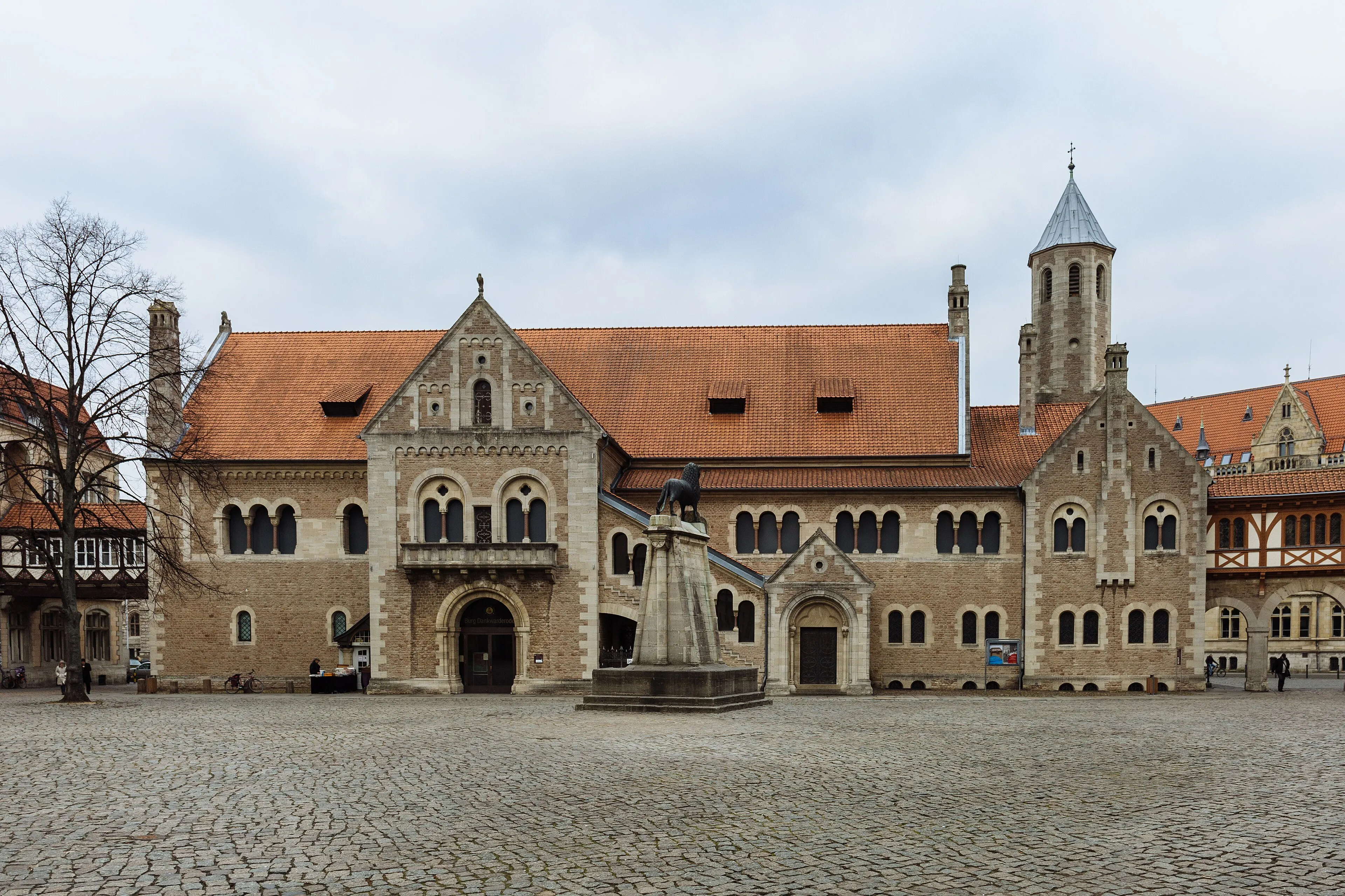 Burg Dankwarderode in Braunschweig, rekonstruierte Welfen-Residenz Heinrichs des Löwen
