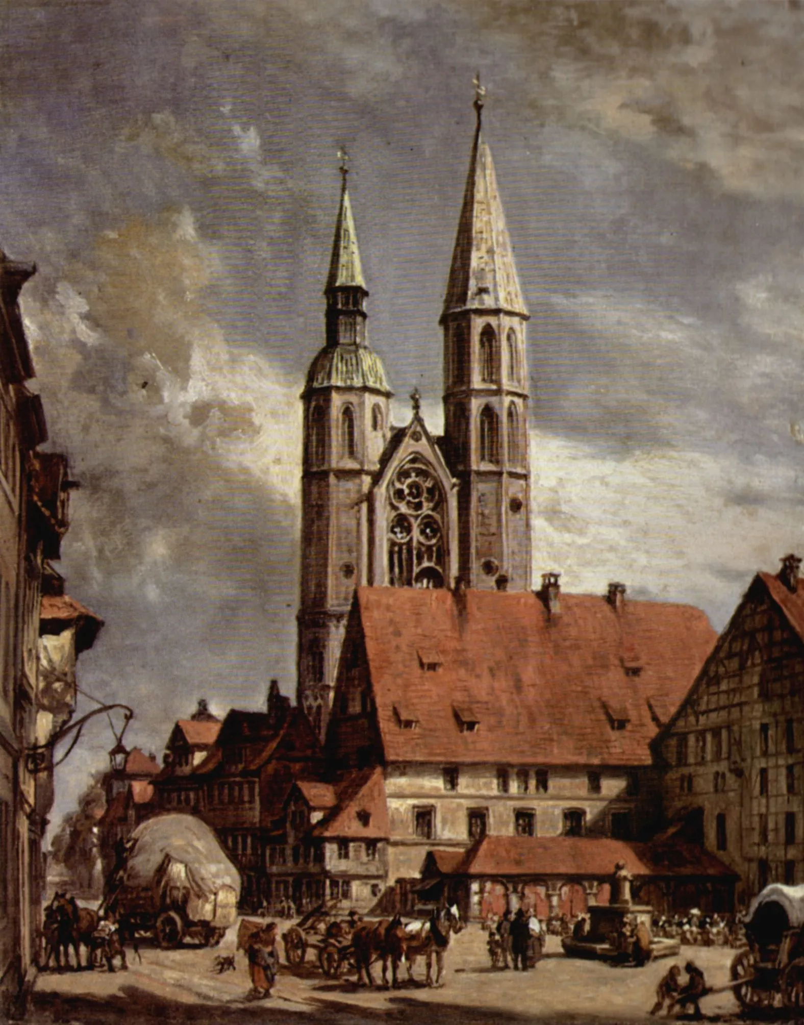 Hagenmarkt im Östlichen Ringgebiet Braunschweigs (historische Ansicht)