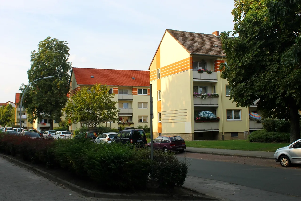 Wohnhäuser im Donauviertel in der Braunschweiger Weststadt